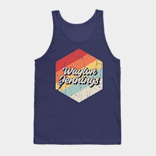 Waylon jennings Retro Tank Top